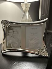 Lenox Wedding Promises Invitation Double Frame- Holds Two 5”x 7, Never Used picture