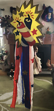 4th Of July WindSock- Vintage - Patriotic -Nice Condition picture