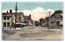 Postcard Broadway, Farmington, Maine street view H7 picture