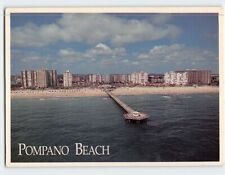 Postcard Aerial Panorama Pompano Beach Florida USA picture