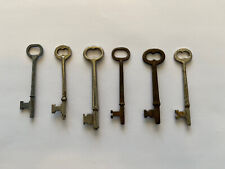 Lot of 6 Antique Skeleton Keys (free shipping) picture