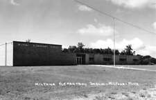 Miltona Minnesota Elementary School Exterior Real Photo Antique Postcard K70456 picture