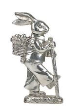 Vintage  Easter Mr. Rabbit Bunny  metallised plastic 6'' picture