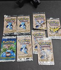 Pokemon VINTAGE Opened Empty Base Set & Fossile 1st Edition/Packs NO CARDS picture