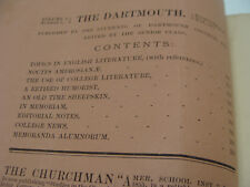 original DARTMOUTH COLLEGE -- May 1871 -- THE DARTMOUTH - 40pgs  picture