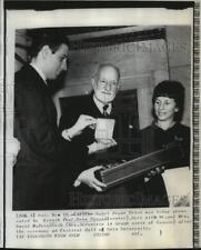 1968 Press Photo French Professor Rene Cassin receives Nobel Peace Prize in Oslo picture