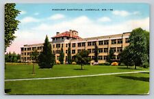Pinehurst Sanatorium Janesville, Wisconsin WI Unposted VINTAGE Postcard picture