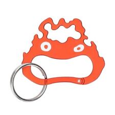 Studio Ghibli Howl's Moving Castle Face Carabiner Calcifer NEW from Japan picture
