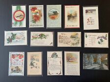 LOT - 14 Vintage Postcards - Holiday New Year - Scenery L2308143451 picture