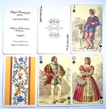 VINTAGE PLAYING CARDS GIBERT PARIS 1850 FACSIMILE 1975 52 +2 J UK POST FREE picture