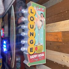 Cocktail Lounge Pin-Up LED Sign 24