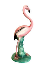 Very fine signed Will-George of Pasadena Flamingo Ceramic Figurine Mid-century picture