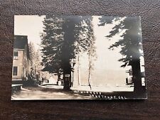 RPPC Lake Tahoe California Street Scene at McKinney's Hotel 1920s era picture