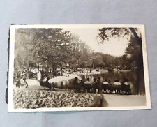 WWII Shanghai China 1945 Photo Chinese citizens in a Park picture