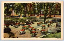 Postcard Sylvan Springs Garden, Jefferson Barracks, Sylvan Springs, MO Unposted picture