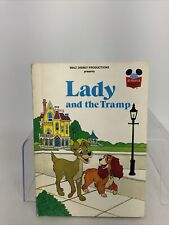 1981 VINTAGE DISNEY'S WONDERFUL WORLD OF READING - LADY AND THE TRAMP - HC 1981 picture