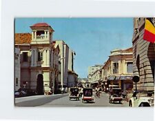 Postcard A busy street scene in Penang Malaysia picture