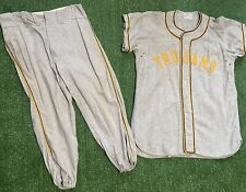 Vintage 40's-50's Wissahickon High School Trojans Flanel Baseball Jersey picture