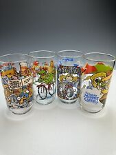Vintage 1981 McDonalds The Great Muppet Caper Collector Glasses Full Set of 4 picture