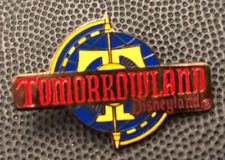 Disney pin 801 Disneyland Tomorrowland Logo large letter T souvenir globe gift picture