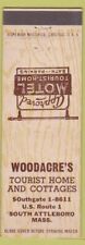 Matchbook Cover - Woodacre's Tourist Cottages South Attleboro MA picture