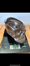One of a kind Genuine Citrine Crystal Skull (OVER 7 LBS) Alien/Anunnaki RARE picture