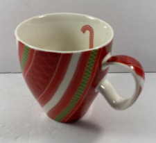 2005 Starbucks Holiday Christmas Ribbon Candy Cane Swirl Coffee/Tea Cup picture
