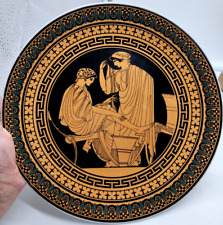 Ancient Greece Glazed terracotta Ornamental Plates  12