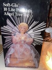 Vintage NIB Noma Soft-Glo Porcelain Angel Tree-Top Or Centerpiece Christmas picture