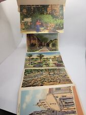 Vintage Fold Out Postcard Lot Of 10 picture
