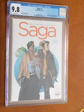 Saga #1 CGC 9.8 WP - First Printing 1st Marko, Alana, Lying Cat Image 2012 picture