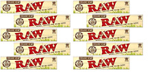 10x Raw Organic King Size Rolling Papers Slim 10 PKS *GREAT PRICE* USA SHIPPED picture