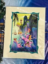 2024 Disney Parks Bill Robinson Peter Pan & The Mermaids 14x18” Matte Print picture