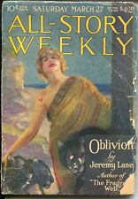 All-Story Weekly 3/27/1920-rare pulp-Tarzan-ERB-Modest Stein cover-G- picture