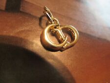 DIOR ZIP PULL  charm  15x13MM  GOLD  tone,   THIS IS FOR 1 picture