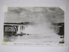 FRONT VIEW OF HORSESHOE FALLS REAL PHOTO POSTCARD NIAGARA NY NEW YORK 1940s RPPC picture