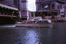 #GM24- h Vintage Amateur 35mm Slide Photo- Chicago - Boat - 1971 picture