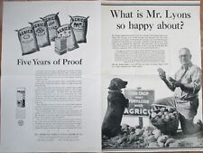 Agrico Fertilizer 1932 Agricultural Advertising Giant Brochure, Potato Corn Farm picture