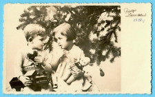 LATVIA CHILDREN AND TOY DOLL STEAM LOGO VINTAGE PHOTO PC. USED 6097 picture