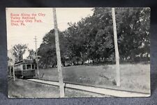 1950 Oley Valley Railroad Oley PA Antique Vintage Postcard PC View DB picture