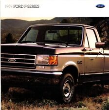 1989 Ford F SERIES Pickup Truck Brochure: 150/250,350,SuperCab,Chassis,Crew,HD.. picture