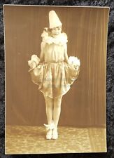 c.1920s Theatrical Photograph - Lady in Pierrot Clown Costume picture