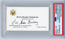 Ruth Bader Ginsburg ~ Signed Autographed Supreme Court Business Card ~ PSA DNA picture