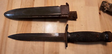 WWII US ARMY M8A1 BAYONET KNIFE W/ SCABBARD VP 00 picture