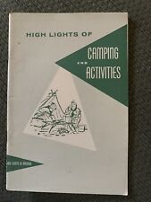 1958 High Lights Of Camping And Activities Book BSA picture