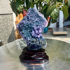 415G Beautiful Natural Purple Grape Agate Chalcedony Crystal Mineral Specimen. picture
