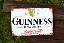 Guinness Draught Tin Metal Sign - Dublin, Ireland - Irish Dry Stout Beer - Draft picture