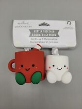 Hallmark Better Together Hot Cocoa and Marshmallow Magnetic Christmas Ornament picture