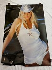 Jaime Bergman Poster - 22.25x34” White Top & Cowgirl Hat  - 2002 Playboy Model picture