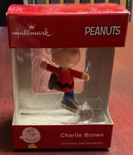 Hallmark Peanuts Christmas Tree Ornament Charlie Brown Ice Skating Holiday picture